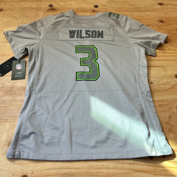 Nike Seattle Seahawks Russell Wilson #3 NFL Football Jersey Womens Size Large - Picture 7 of 11